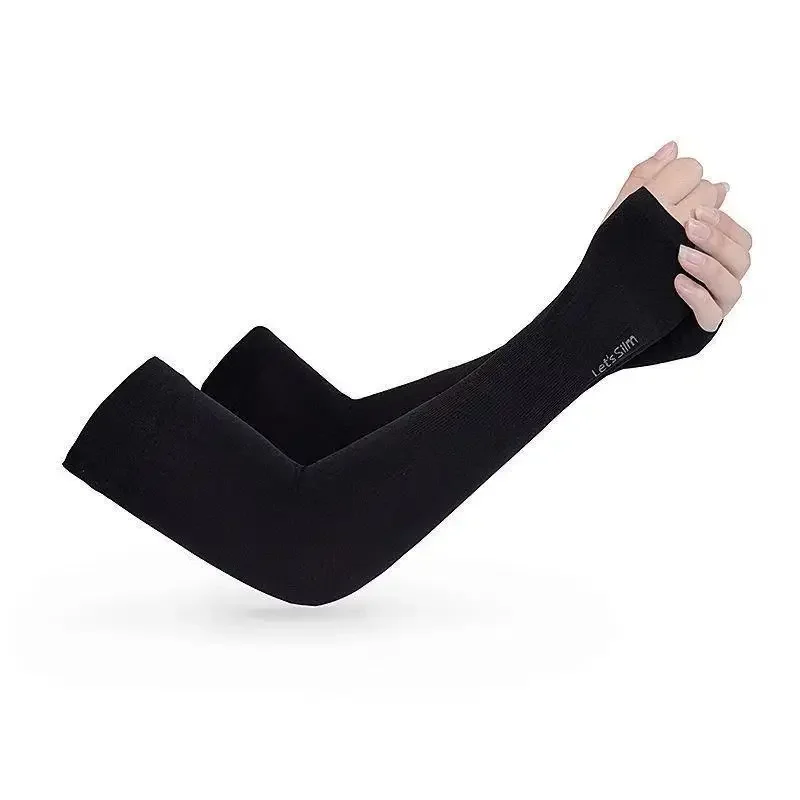 Outdoor Sport Gloves - ปลอกแขนกันแดดสำหรับฤดูร้อน 1 คู่, ปลอกแขนและถุงมือสำหรับขับรถกลางแจ้ง กีฬาปั่นจักรยาน