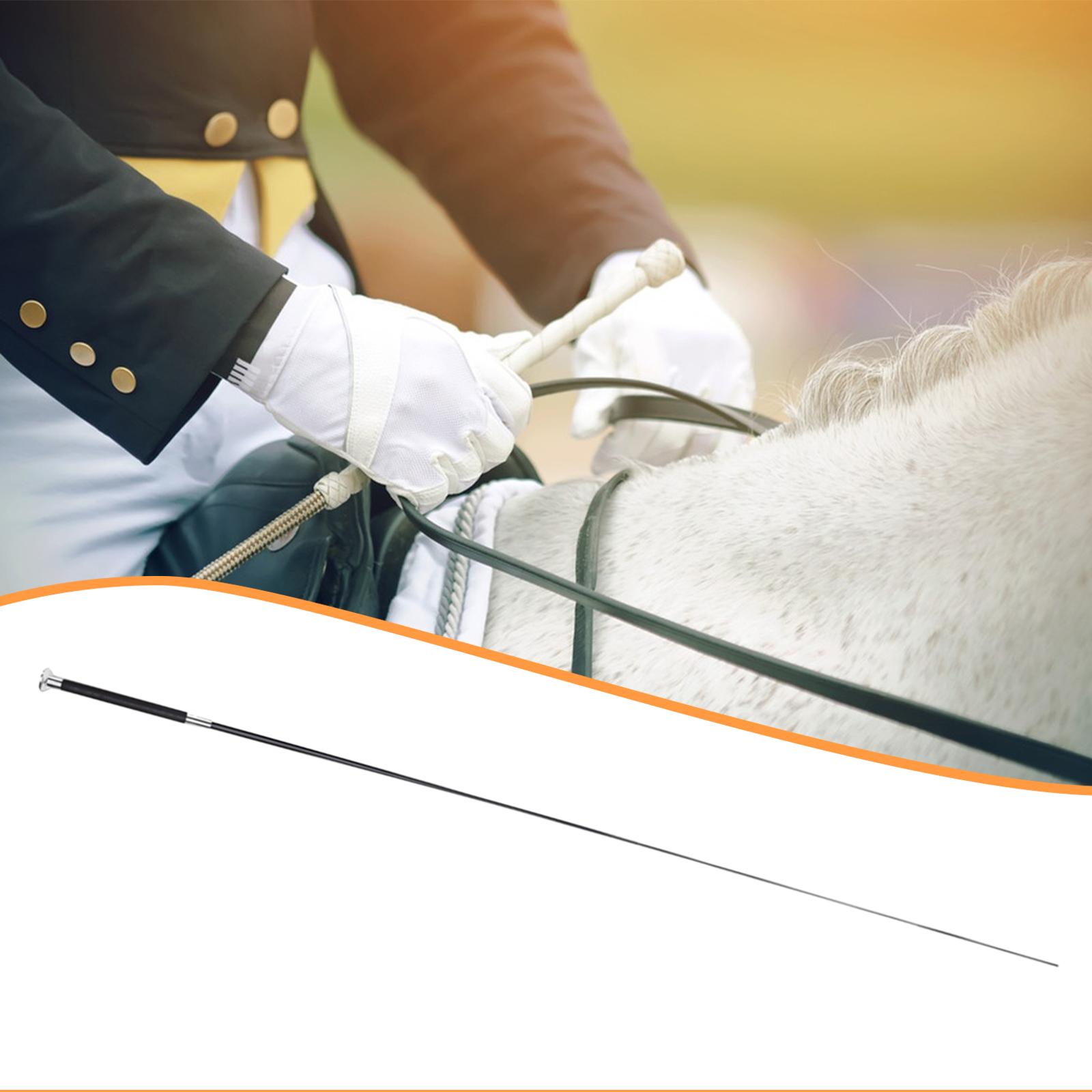Riding Crop Dressage - แส้ขี่ม้าแบบยืดหดได้ สำหรับฝึกม้า อุปกรณ์เสริมสำหรับขี่ม้า ช่วยในการกระโดดไกล