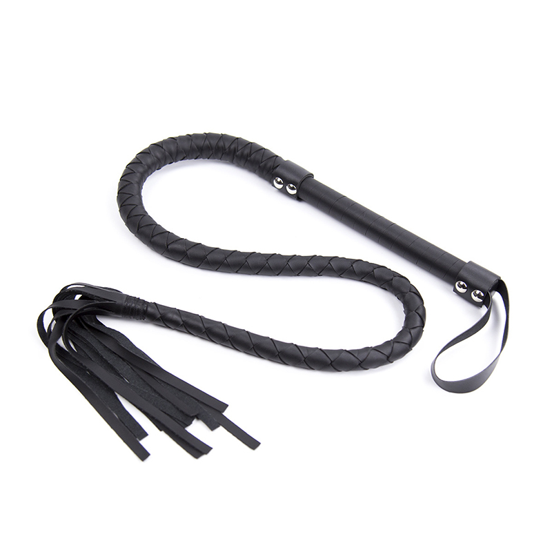 Riding Crop Dressage - แส้งูด้ามหนังขนาด120ซม. ใบมีดสำหรับฝึกม้าฝึกม้า