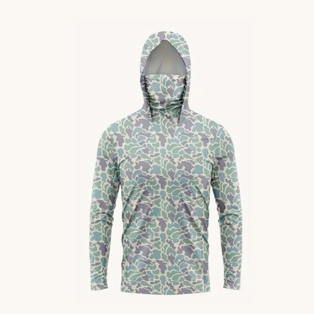 เสื้อฮู้ดตกปลาสำหรับผู้ชาย สีฟ - Outdoor Sport Is บทวิจารณ์และราคา
