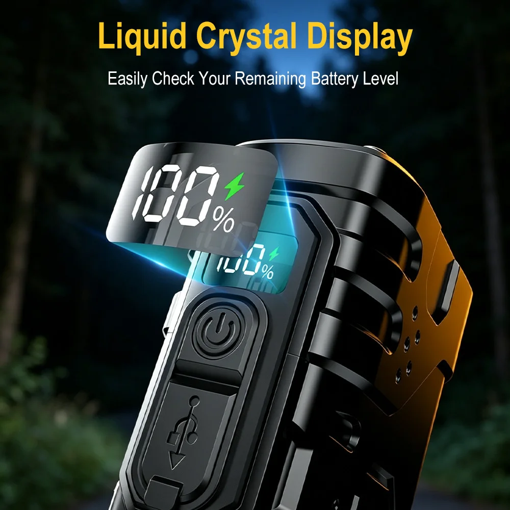 BORUIiT ไฟฉาย LED แบบหมุนมือ E - Outdoor Sport Lights บทวิจารณ์และราคา
