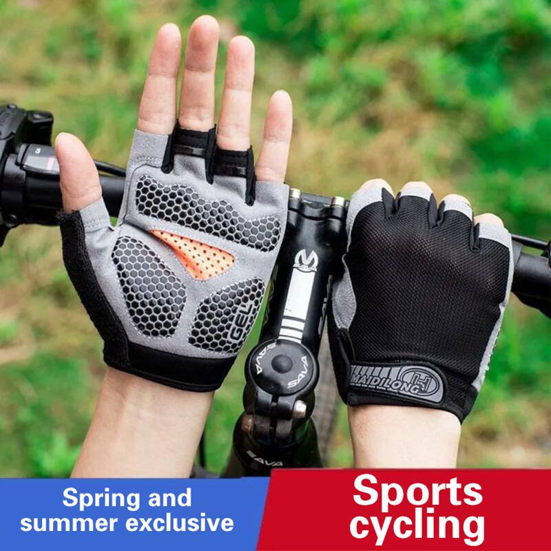 ถุงมือปั่นจักรยานแบบครึ่งนิ้วส - Outdoor Sport Gloves บทวิจารณ์และราคา