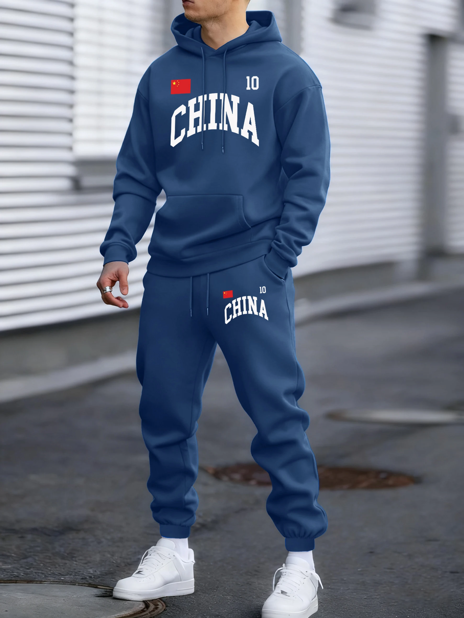 ชุดกีฬาผู้ชายสไตล์สบายๆ ลายธงช - Outdoor Sport Is บทวิจารณ์และราคา